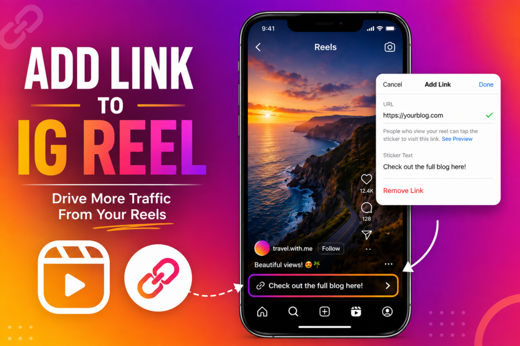 Add Link to IG Reel