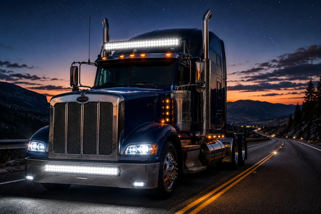 semi truck light bars