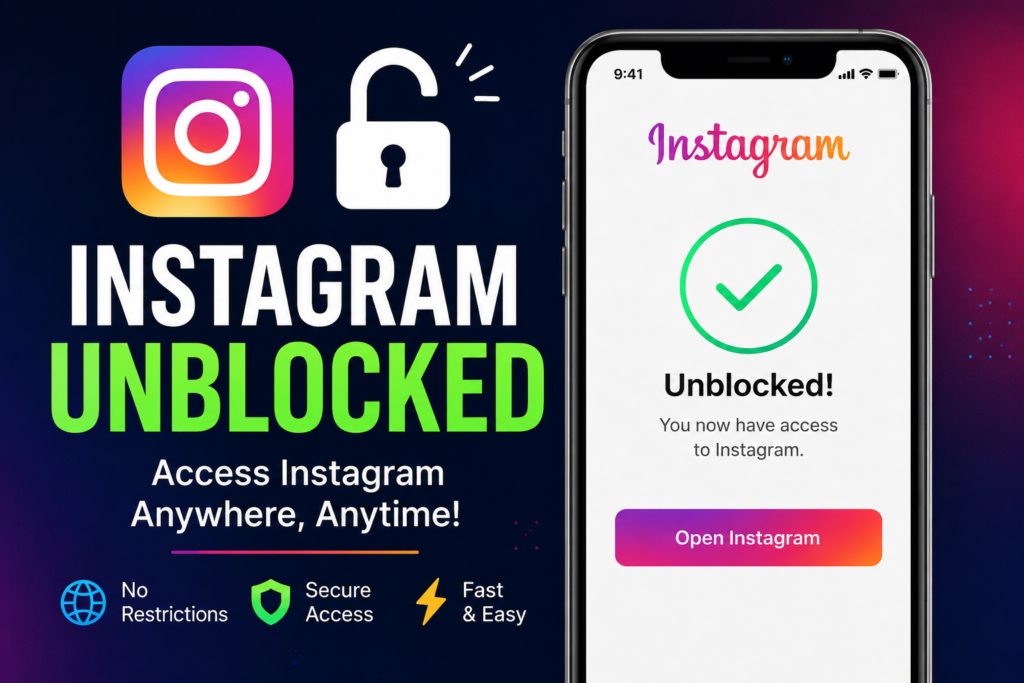 Instagram unblocked