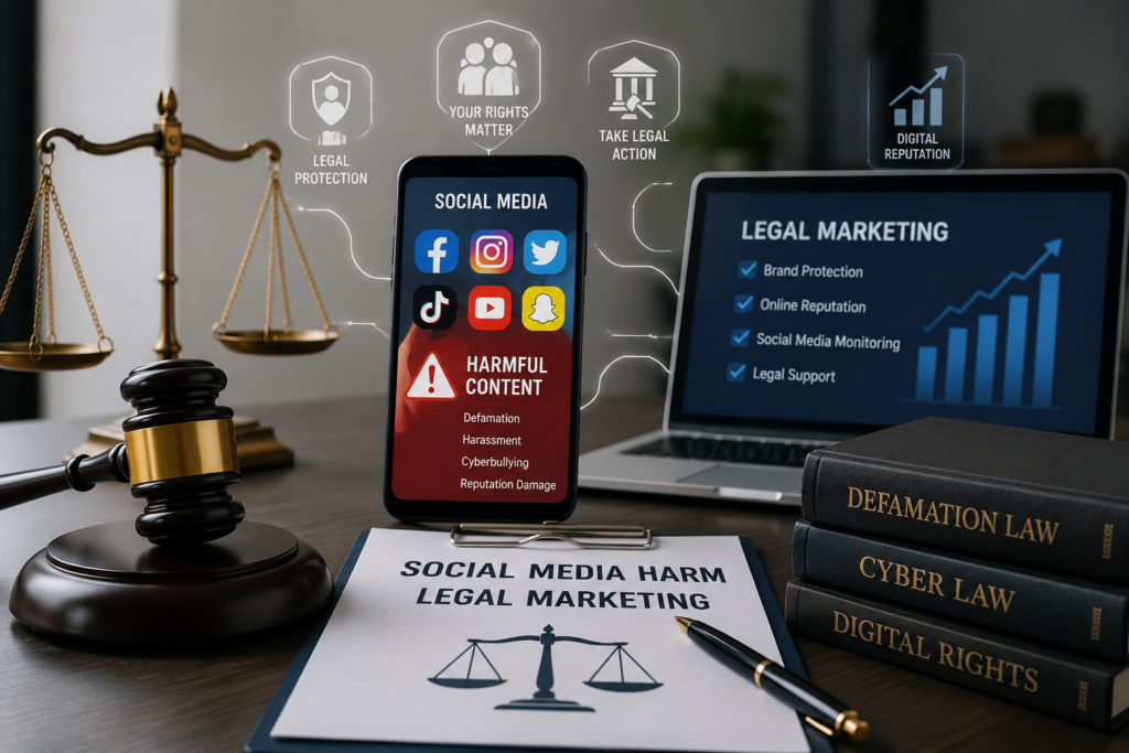 Social Media Harm Legal Marketing