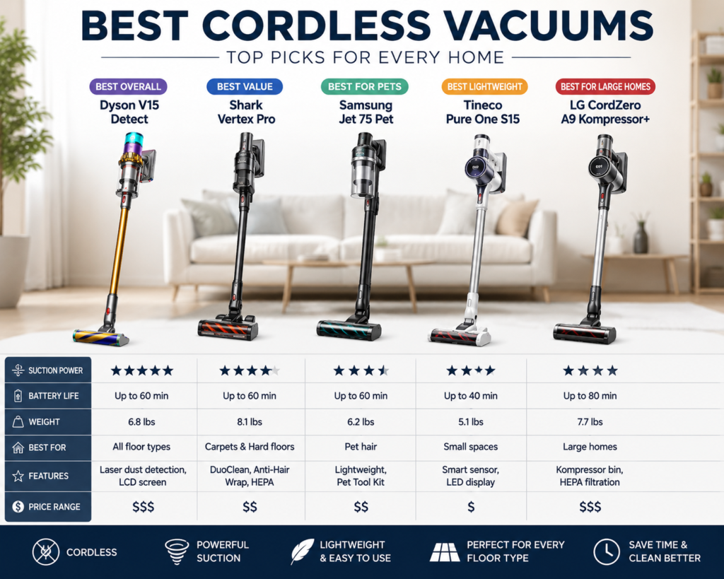 best cordless vacuums